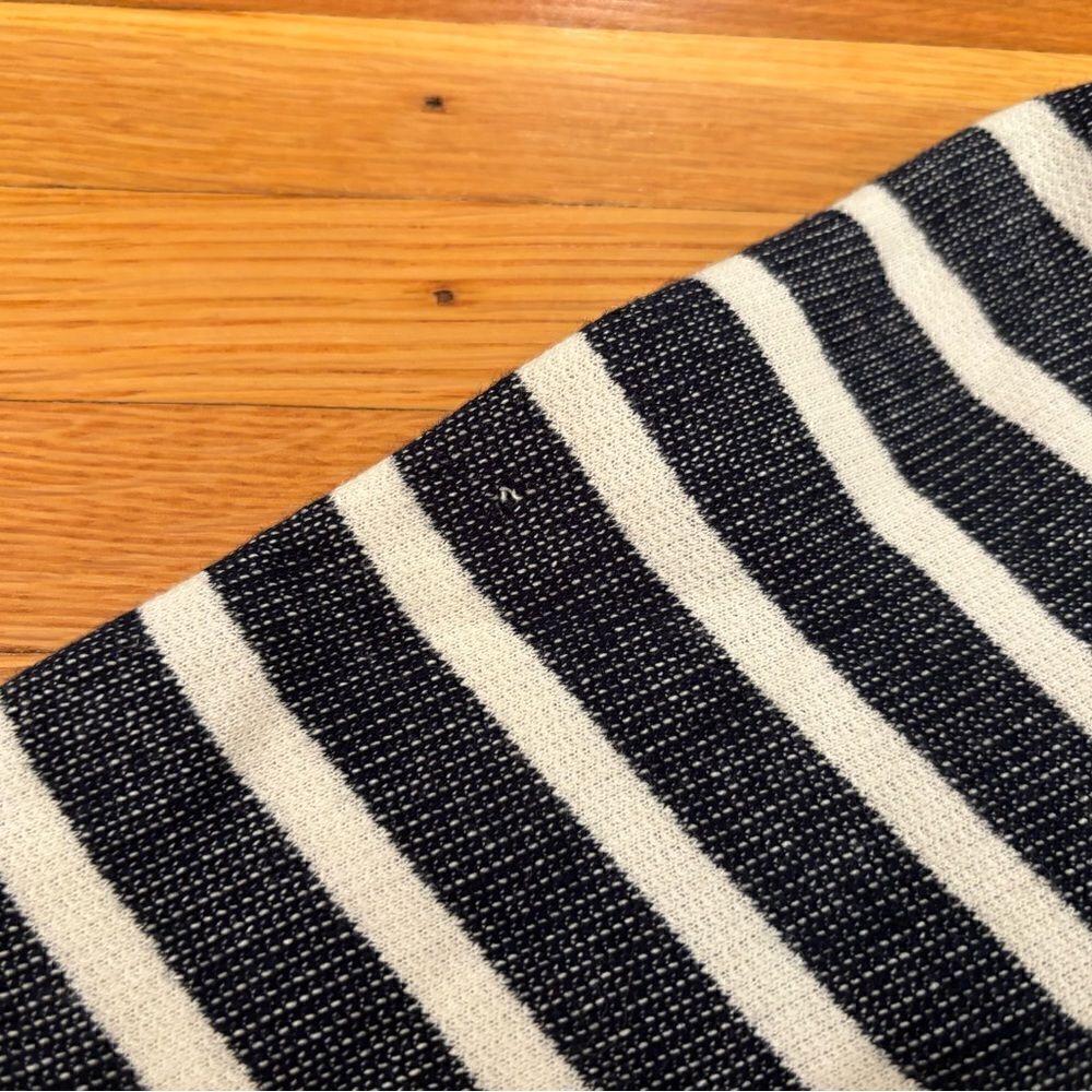 Edy & Bridge navy/white stripe 3/4 sleeve sweater/shirt - Picture 5 of 6